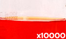 「食用色素製剤 ダイワレッド FN-8」の水溶希釈例（10000倍）