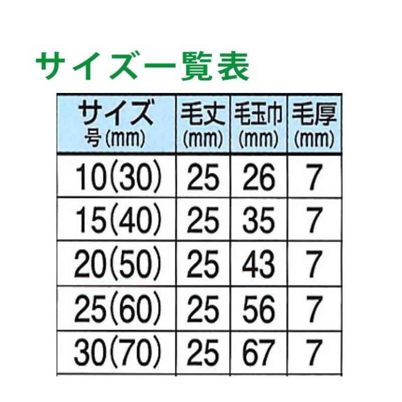 即決 水性用 メジ 刷毛 立型 10号 10本セット 目地 【メーカー公式ショップ】