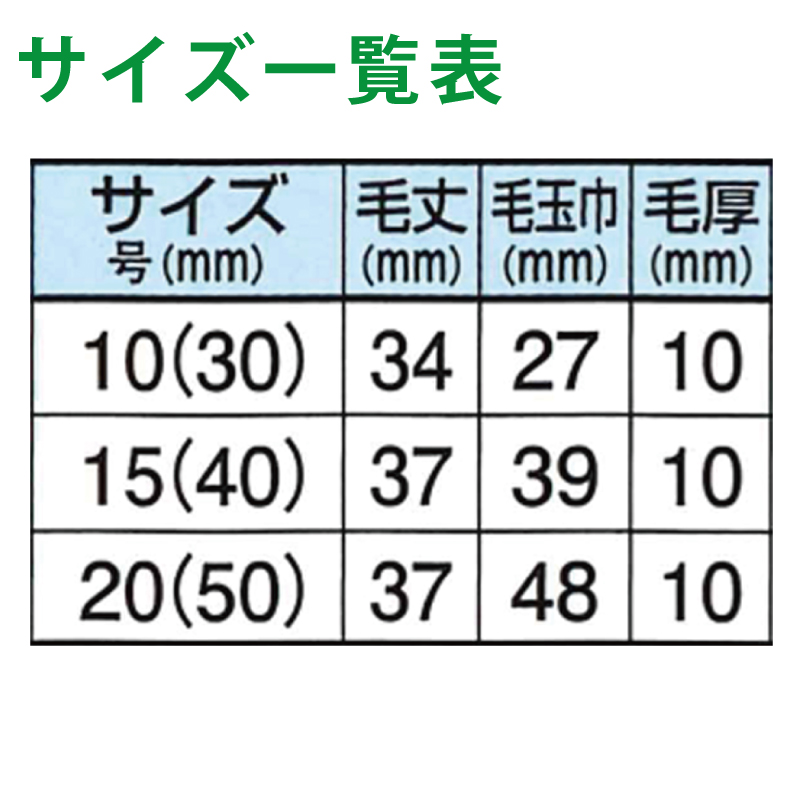 ナイロン刷毛 水性塗料用刷毛 白化繊毛 銅巻 いずみ 20号（50mm） 3本セット～ 一般塗装 仕上がり重視 日本製 好川産業 [取寄商品]