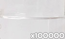 「コチニールレッドAL (コチニール色素)」の水溶希釈例(100000倍)